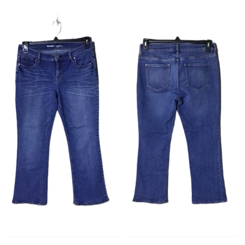 Old‎ Navy Womens Original Mid Rise Jeans Straight Leg Size 8 Short - Picture 3 of 8